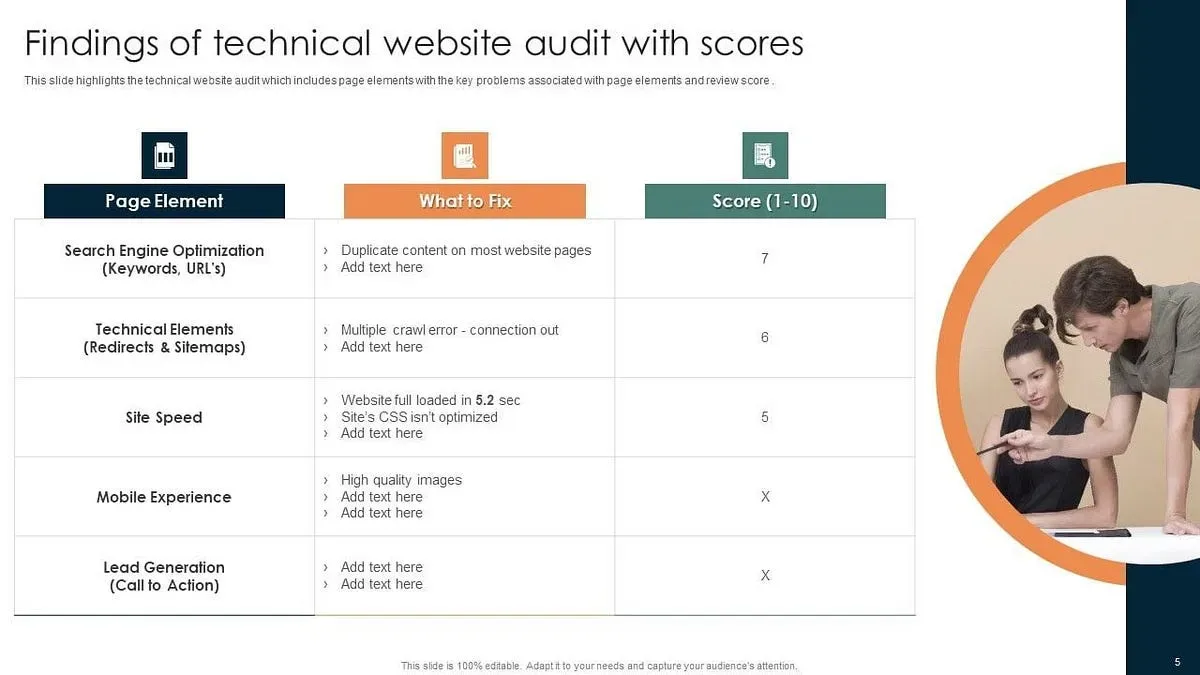 technical audit PPT template - Bestppt.webp